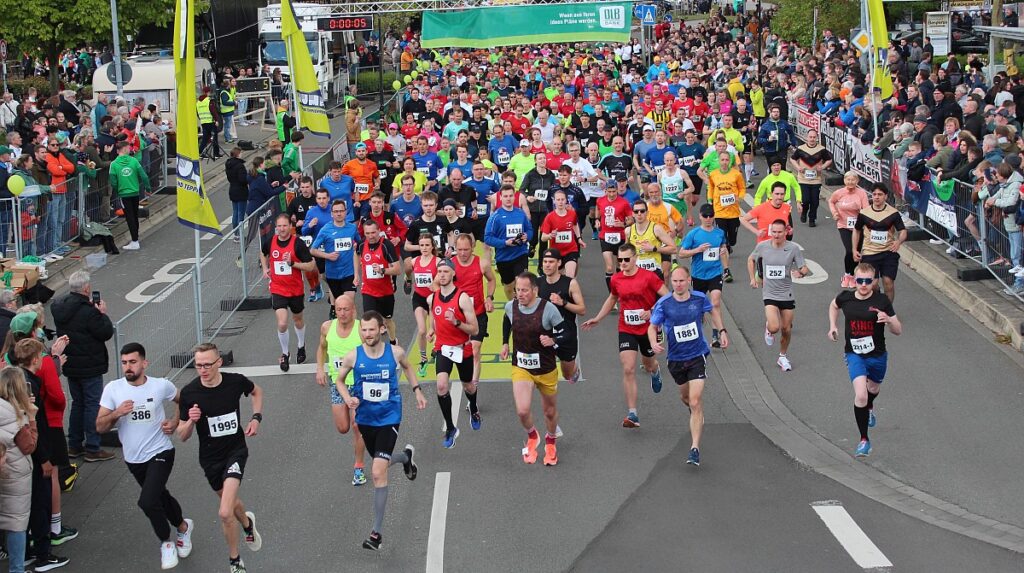 Start des 10 km Laufes - H.J. Meyer