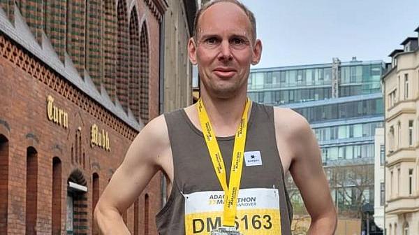 Soeren Buss (LG Papenburg-Aschendorf) läuft in Hannover bei den Deutschen Marathon-Meisterschaften persönliche Bestzeit - Foto: privat